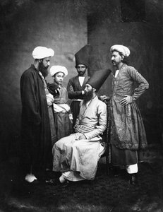 Parsis i Bombay, ca. 1870-årene